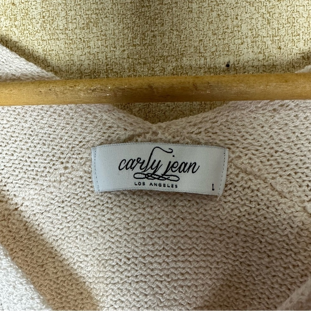 Carly Jeans Los Angeles V Neck Sweater Size Large - Picture 3 of 4